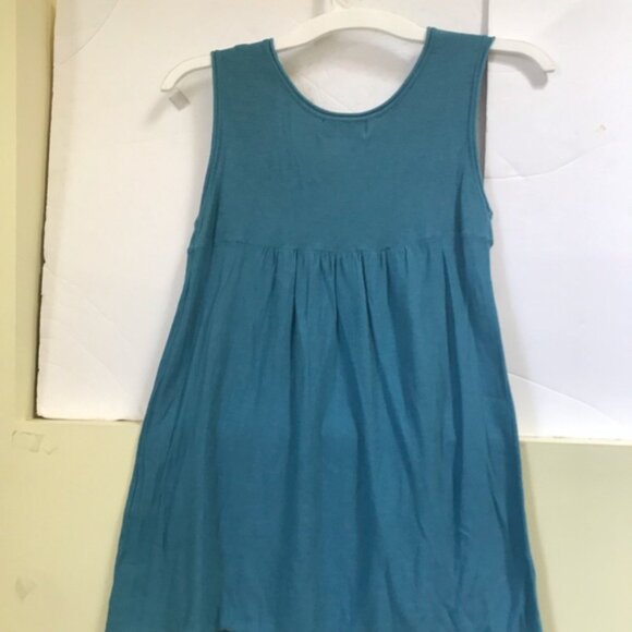 Alice Blue NEW Twin Set Open Cardigan Lightweight Drapey Tank Top Cotton Knit M - Picture 6 of 16